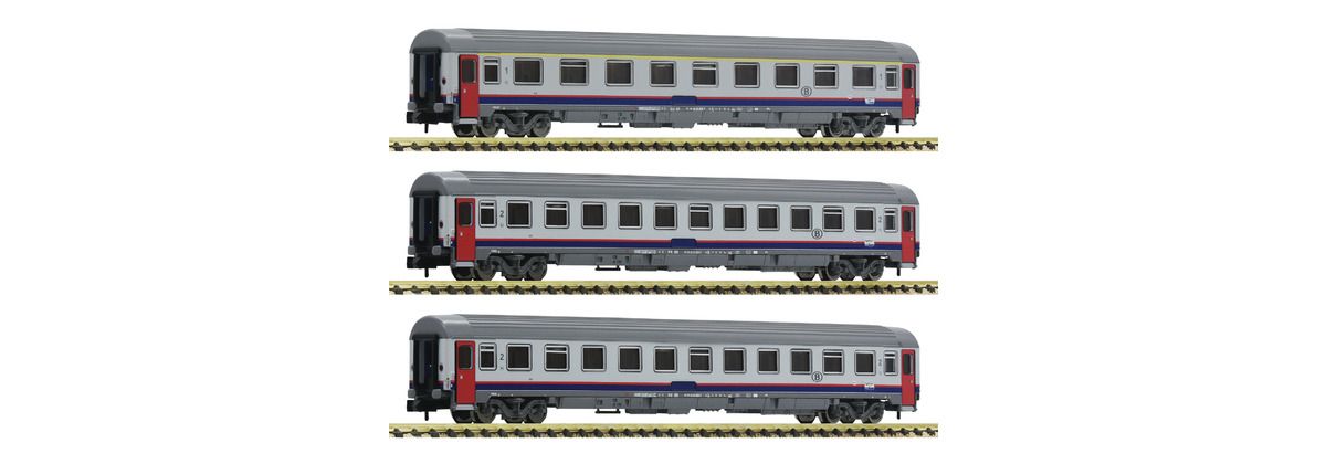 Fleischmann 814508 - 3-tlg. Set: Eurofima-Wagen, SNCB