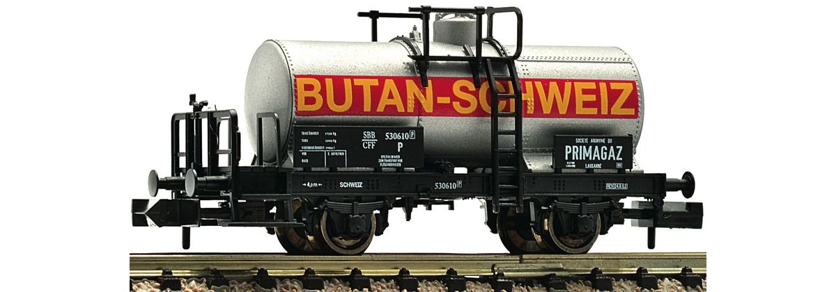 Fleischmann 842612 - Kesselwagen &quot;BUTAN-SCHWEIZ&quot;, SBB
