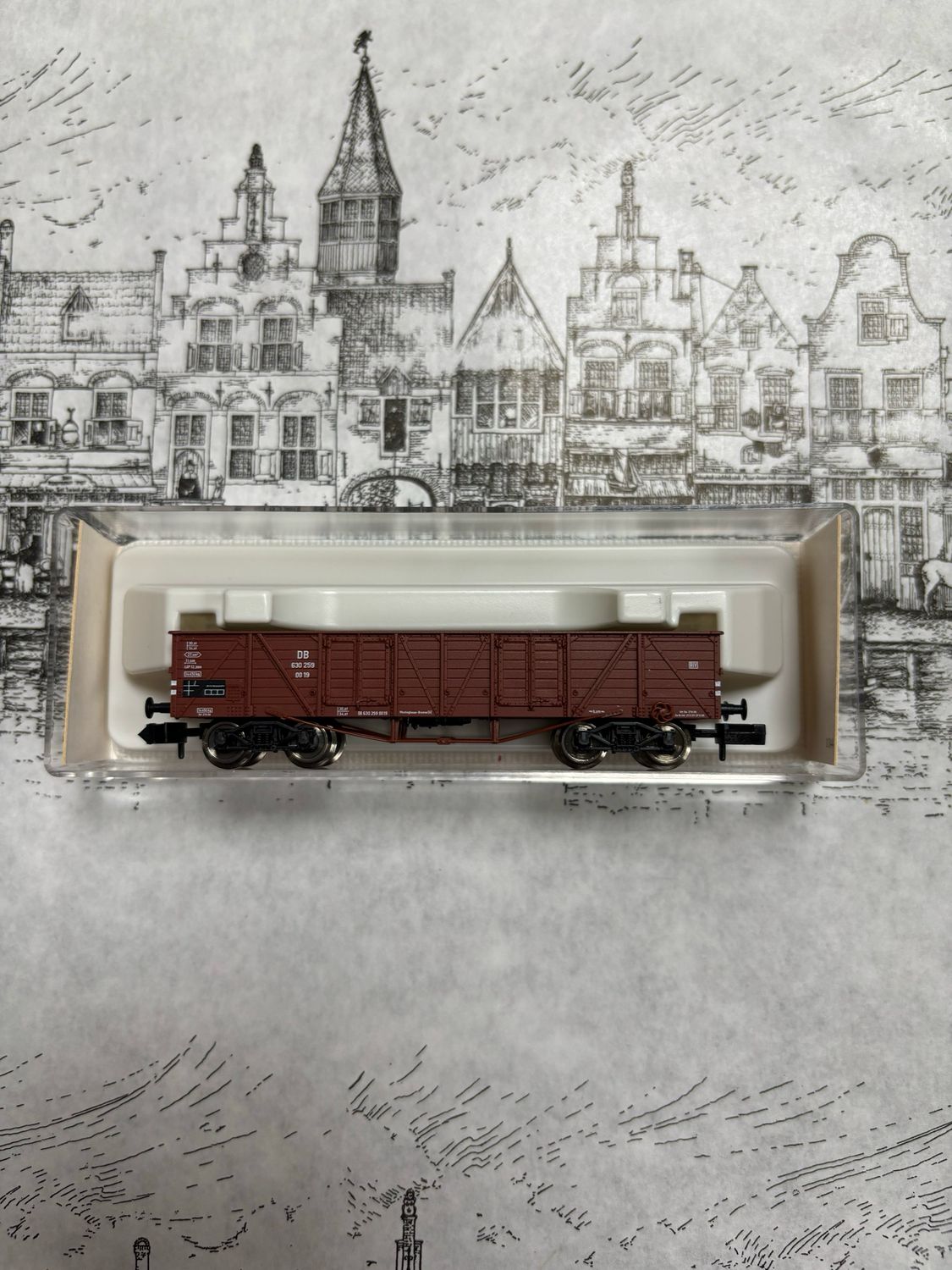 Fleischmann 8263 8701 - Open goederenwagen met lading