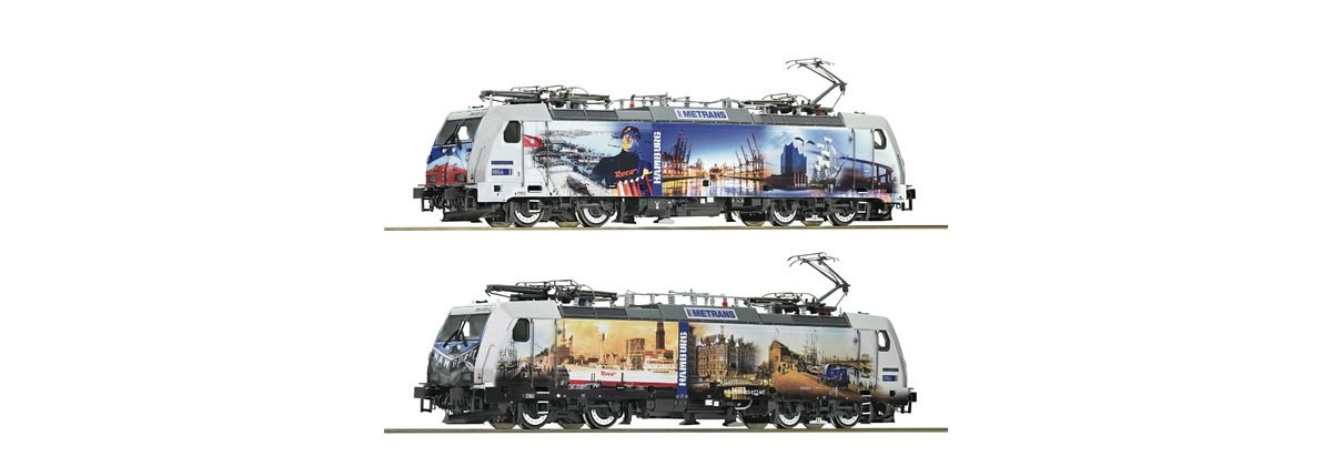 Roco 73665 - Elektrolokomotive BR 386, Metrans &quot;150 Jahre Hamburger Hafenbahn&quot;