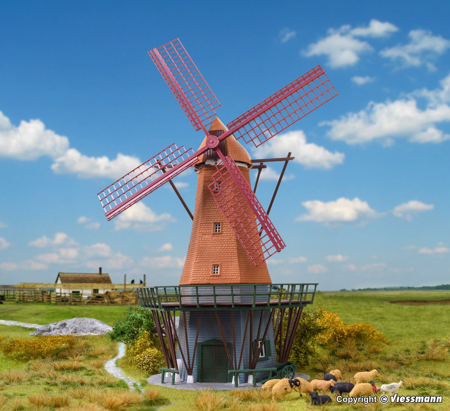 Kibri 39150 - H0 Windmühle auf Fehmarn