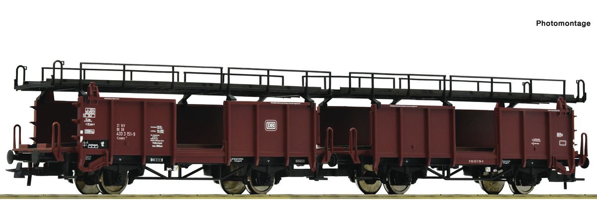Roco 6600047 - Autotransportwagen Doppeleinheit, DB