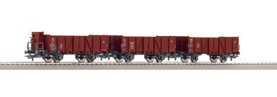 Roco 45951 - 3-teiliges Set offene Güterwagen der DB