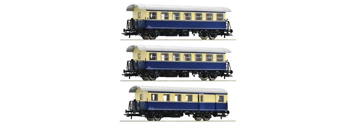 Roco 74192 - 3-tlg. Set: Spantenwagen, ÖBB