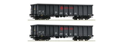 Roco 76001 - 2-tlg. Set: Offene Güterwagen, Ermewa