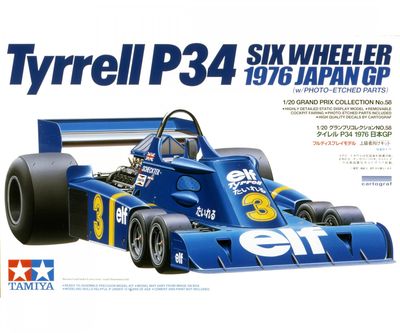 Tamiya 20058 - Tyrrell P34 1976 Japan GP w/PE 1:20