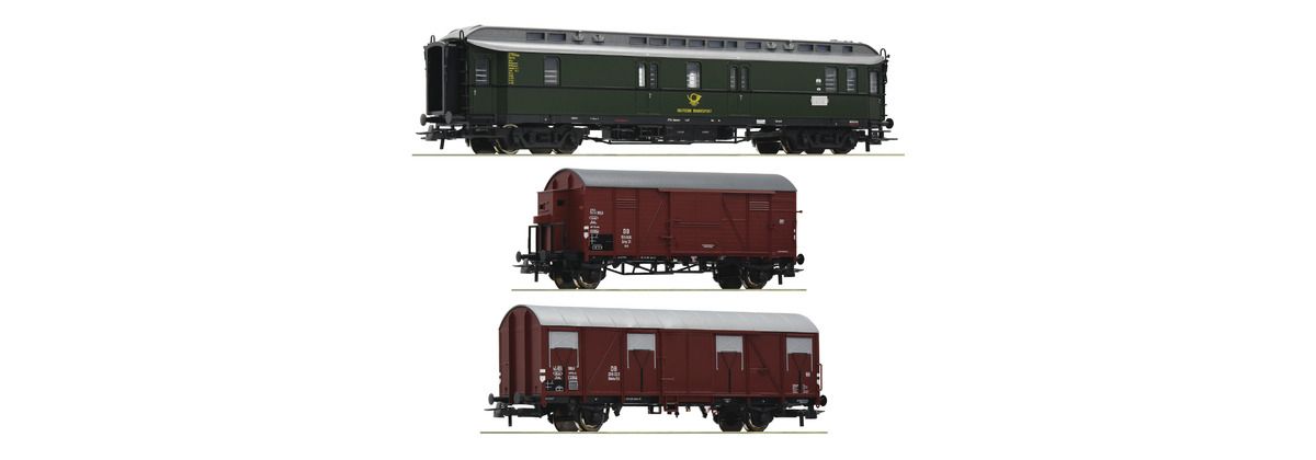 Roco 74091 - 3-tlg. Set: Postzug, DB