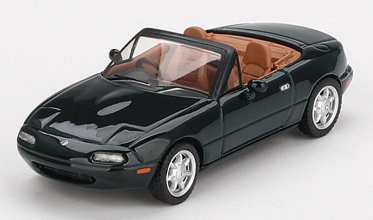 Mini GT - Mazda MX5 Eunos Roadster &#39;90, groen 1:64