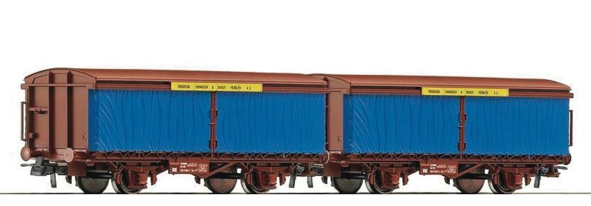 Roco 66054 - 2-teiliges Set Blechtransportwagen der NS
