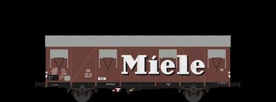 Brawa 47285 - Gedeckter Güterwagen Glmhs 50 &quot;Miele&quot; DB