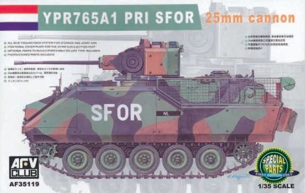 AFV 35119 - YPR 765A1 PRI &quot;NL Decals&quot; 1:35