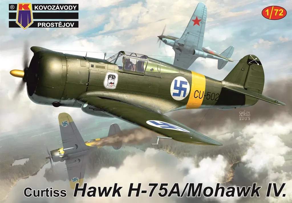 KPM 0420 - Curtiss Hawk H-75A/Mohawk IV. 1:72 &quot;NL Decals&quot;
