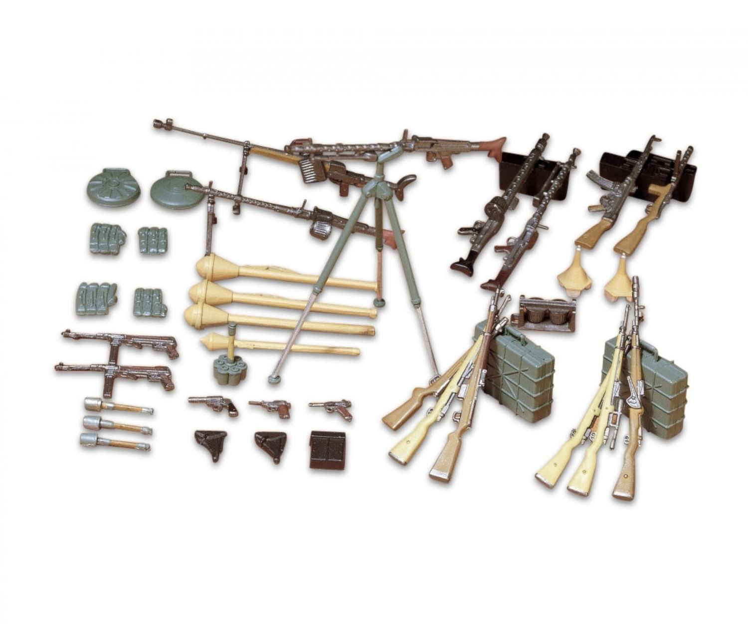 Tamiya 35111 - Diorama-Set Ger. Weapons Inf.(24) 1:35