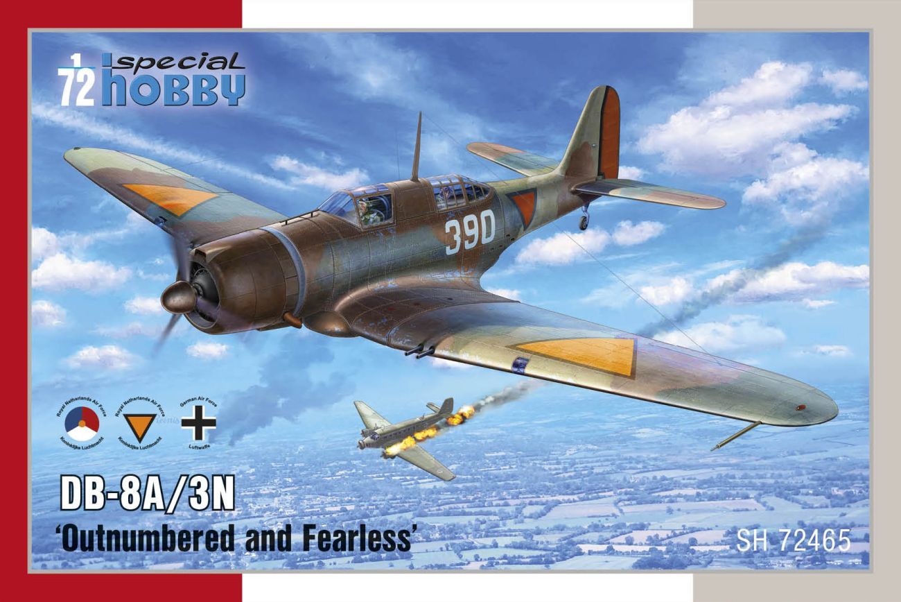Special Hobby 72465 - DB-8A/3N ‘Outnumbered and Fearless’ 1/72 &quot;NL decals