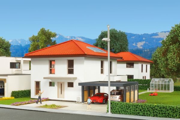 Kibri 38336 - H0 Kubushaus Mia mit Carport