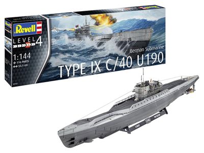 Revell 05167 - Submarine Type IX C/40 U190 1:144