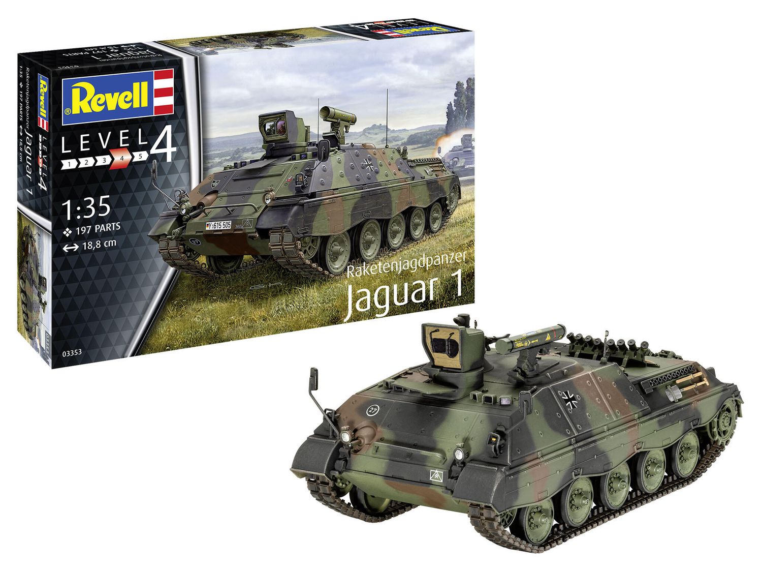 Revell 03353 - Raketenjagdpanzer Jaguar 1 1:35