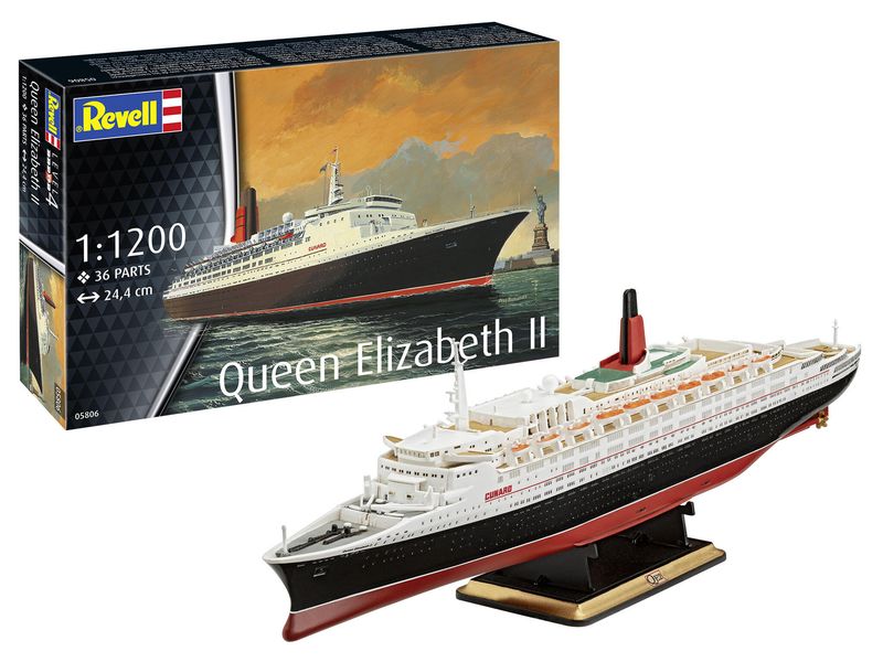 Revell 05806 - Queen Elizabeth II 1:1200