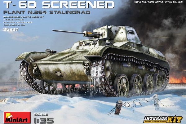 MiniArt 35237 - T-60 Screened (Plant No.264,Stalingrad) 1:35