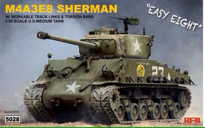 RFM 5028 - Sherman M4A3E8 working tracks 1/35