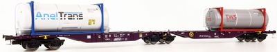 Mehano 28400 - Containerwagon SGGMRS90 Railrelease TWS/ANELTRANS