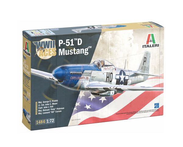 Italeri 1484 - P-51D Mustang aces 1:72