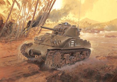 Dragon 6740 - M4 Sherman &quot;composite Hull&quot; PTO 1:35