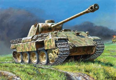 Zvezda 3678 - Panther Ausf.D 1:35