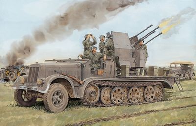 Dragon 6525 - Sd.Kfz 7/1 2cm Falkvierling 38 1:35