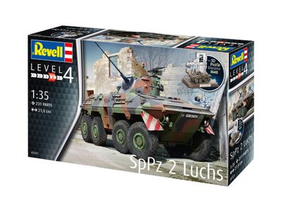 Revell 03321 - SpPz2 Luchs &amp; 3D Puzzle Diorama 1:35