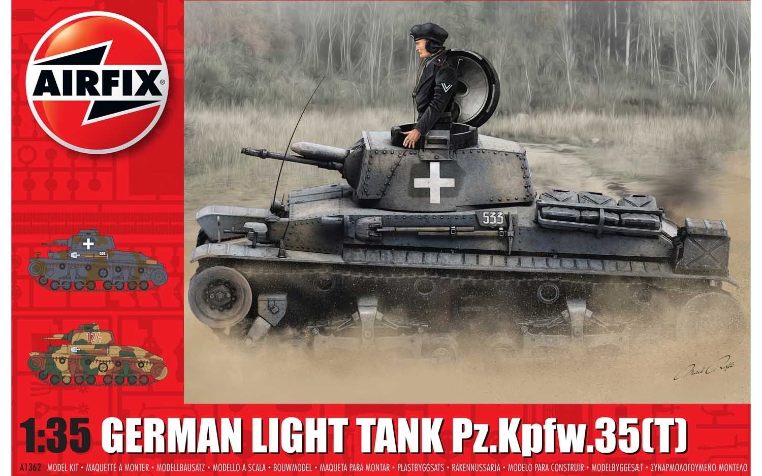 Airfix A1362 - German light tank Pz.Kpfw.35(T) 1:35