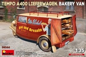 MiniArt 38066 - Tempo A400 Lieferwagen. Bakery Van 1:35