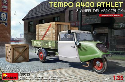 MiniArt 38032 - TEMPO A400 ATHLET 3-WHEEL DELIVERY 1:35