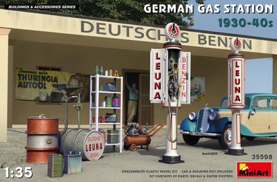 MiniArt 35598 - German Gas Station 1930-40s 1:35