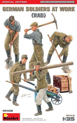 MiniArt 35408 - GERMAN SOLDIERS AT WORK (RAD) 1:35