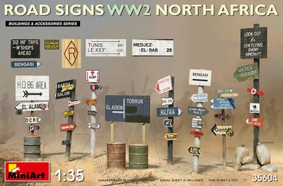 MiniArt 35604 - ROAD SIGNS WW2 NORTH AFRICA 1:35