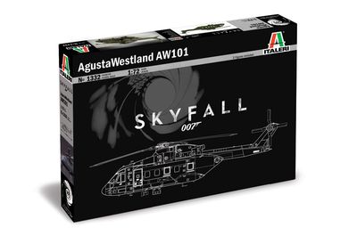 Italeri 1332 - AgustaWestland AW - 101 &#39;&#39;SKYFALL&#39;&#39; 007 movie 1:72