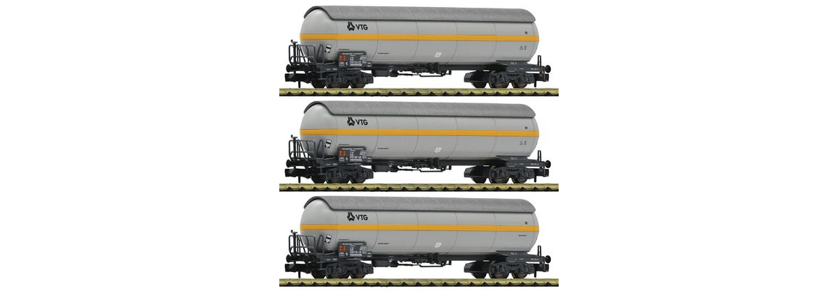 Fleischmann 849102 - Set van 3 gasdrukwagens DSM VTG