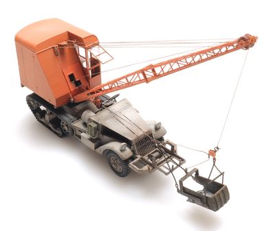 Artitec 387.511 - Halftrack met dragline 1:87