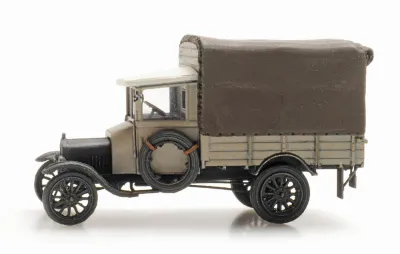 Artitec 387.470 - Ford TT grijs met huif 1:87