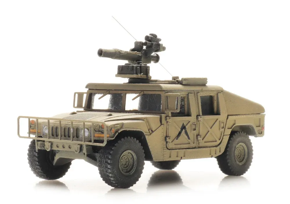Artitec 6870539 - US Humvee Desert Armored TOW 1:87