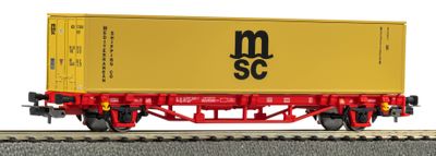 PRE ORDER! Piko 27726 - Containertrgwg. MSC NS V 1x40“ H0