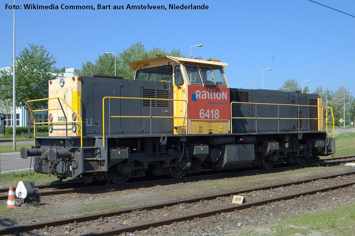 PRE ORDER! Piko 59169 - ~Diesellok/Sound 6400 Railion Logistics NL VI + 8pol. Dec. H0