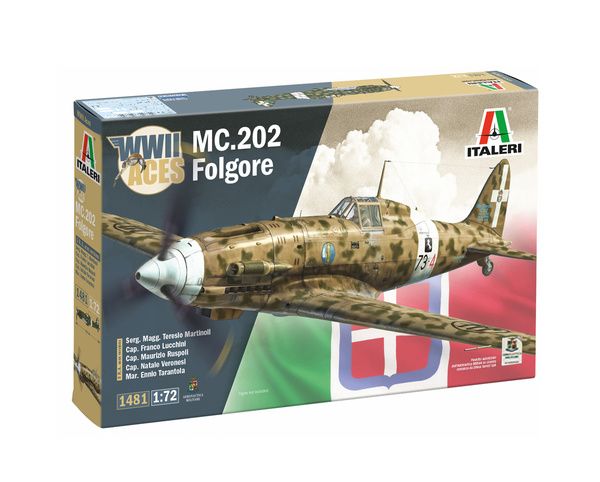 Italeri ITA-1481 - MC.202 Folgore aces 1:72