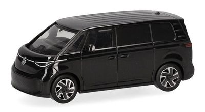 Herpa 421157-002 - VW ID Buzz zwart 1:87