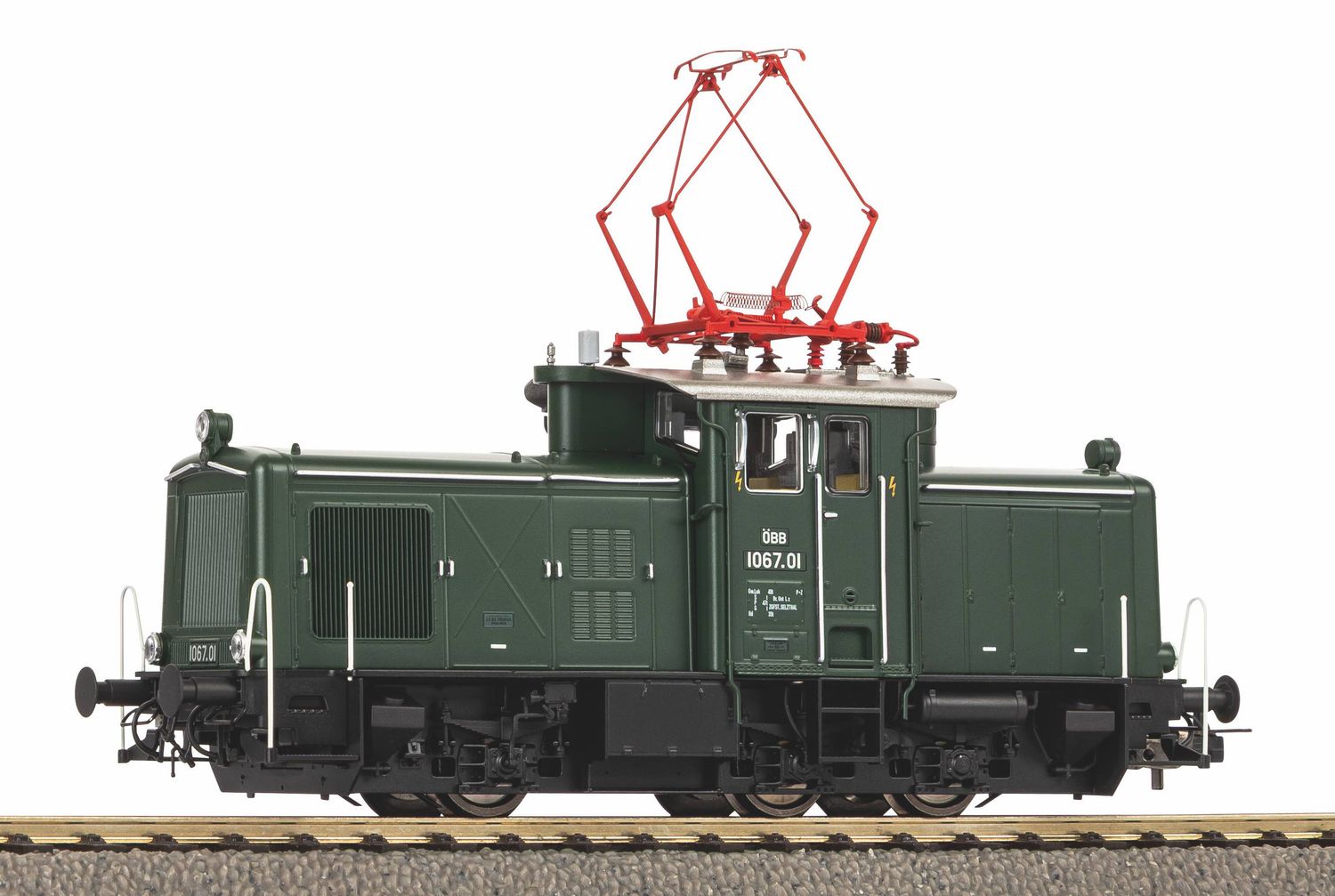 Piko 21042 - Elektrolok Rh 1067 grün ÖBB Ep. IV H0 (digitaal + sound)
