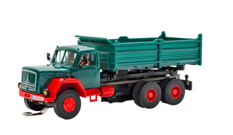 Viessmann 8018 - H0 MAGIRUS DEUTZ 3-achs Muldenkipper, Basis, Funktionsmodell