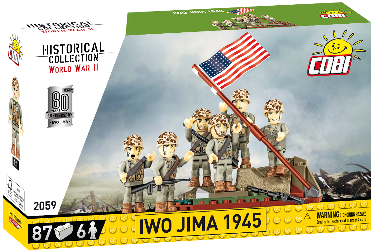 Cobi 2059 - HC WWII /2059/ RAISING THE FLAG ON IWO JIMA 88KL