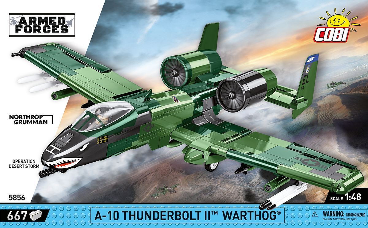 Cobi 5856 - 667 PCS ARMED FORCES /5856/ A10 THUNDERBOLT II W