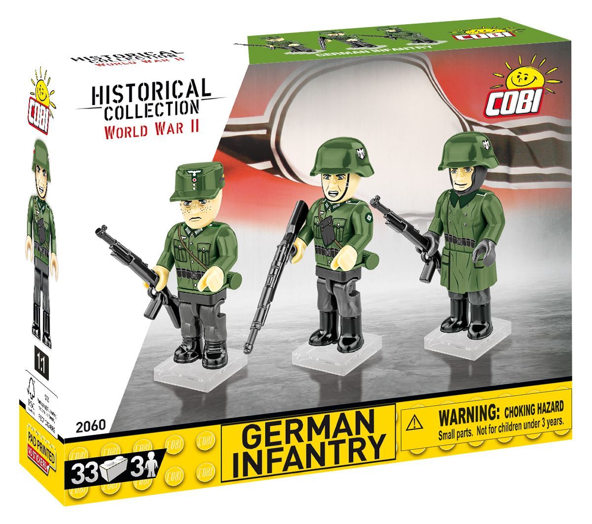 Cobi 2060 - 33 PCS HC WWII /2060/ GERMAN INFANTRY